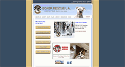 Desktop Screenshot of boxer-rescue-la.com